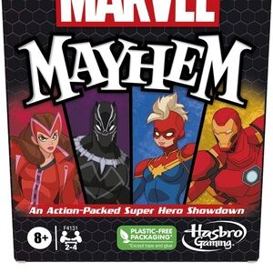 Marvel Mayhem Superhero Showdown Game by Hasbro